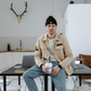 Sustainable Fine Rib Knit Beanie | Unisex Eco-Friendly Winter Headwear
