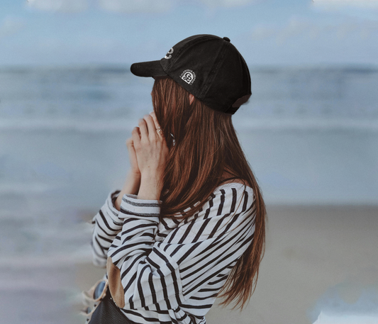 Otto Natural Baseball Cap – Adjustable, Eco-Friendly, Black Color